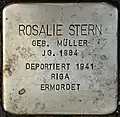 Stolperstein für Rosalie Stern (Zülpicher Platz 4)