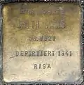 Stolperstein für Ruth Gans (Bonner Straße 33)