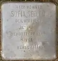 Stolperstein für Sofia Seelig (Hardefuststraße 3)