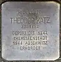 Stolperstein für Theodor Katz (Lothringer Straße 39)