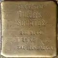 Stolperstein für Theodor Schäfer (Emmastraße 14)