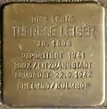 Stolperstein für Therese Leiser (Meister-Gerhard-Straße 29)