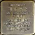 Stolperstein für Tilly Baer (Sülzgürtel 66)