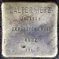 Stolperstein für Walter Herz (Roonstraße 28)