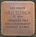 Stolperstein für Willi Elsbach (Haydnstraße 5)