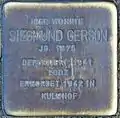 Stolperstein für Siegmund Gerson (Blaubach 67)