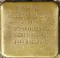 Stolperstein für Ernst Meyer (Friesenplatz 12)