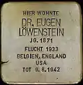 Stolperstein für Eugen Löwenstein (Riehler Straße 23)