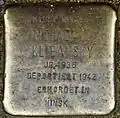 Stolperstein für Michael Klibansky (Volksgartenstraße 10)
