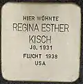 Stolperstein für Regina Esther Kisch (Kaesenstraße 19)