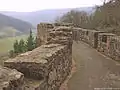Wehrgang auf der Schildmauer