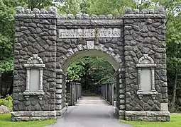 Eingang zum Stony Point State Park und Battlefield