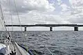 Westbrücken vom Wasser aus