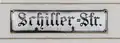 Straßenschild Schillerstraße
