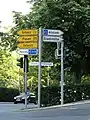 Nördliche Grenze des Westendviertels