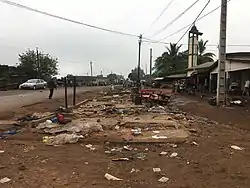 Straße in Kindia (2017)
