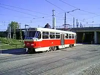 Historischer Triebwagen 523