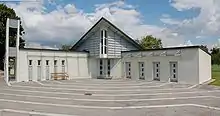 Aufbahrungshalle, Strebersdorfer Friedhof