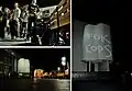 Videoprojektion in Barcelona