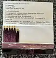 Streichholzschachtel Innenseite Preußen Elektra Kraftwerk Wölfersheim
