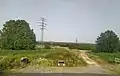 Erneuerter Mast bei Rastatt