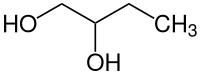 Strukturformel von (RS)-1,2-Butandiol