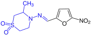 Strukturformel von Nifurtimox