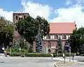 Marienkirche (15. und 19. Jahrhundert, renoviert 1957–1973), bis 1945 evangelisch.