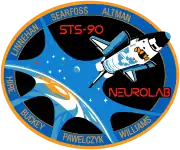 Missionsemblem STS-90