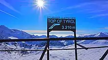 Blick vom TOP OF TYROL Richtung Süden