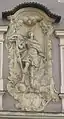 Stuckfigur des Heiligen Florian um 1750