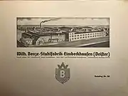 Stuhlfabrik Benze ca. 1932