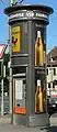 Säule mit Fahr­karten­automat, Stuttgart