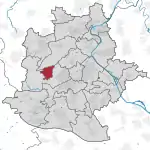 Lage des Stadtbezirks Botnang