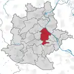 Lage des Stadtbezirks Stuttgart-Ost