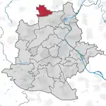 Lage des Stadtbezirks Stammheim