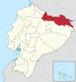 Lage in Ecuador