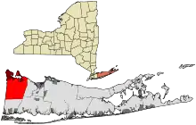 Lage im Suffolk County (New York)