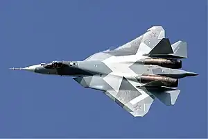 T-50-1 auf der MAKS 2011