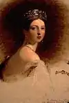 Porträt der Königin Victoria, Öl auf Leinwand, 1837/1838
