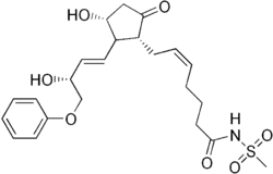 Strukturformel von Sulproston