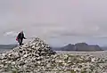 Der Gipfelcairn des Sgùrr Bàn