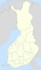 Lage von Sund in Finnland