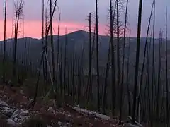 Sonnenuntergang in der  Frank Church–River of No Return Wilderness