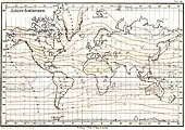 Jahres-Isothermen im Jahre 1896