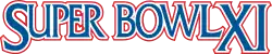 Logo des Super Bowl XI