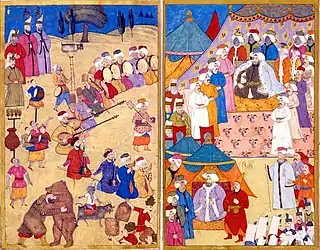 Ahmed III. und seine Berater.