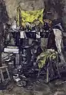 Corner of the Artists Studio, vor 1905, Wasserfarbe auf Papier, Groninger Museum