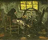 Suze Robertson (1900): Frau beim Spinnen, Gemeentemuseum Helmond.