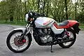 Die GS 650 G Katana (mit Kardanantrieb) dieses Modell hatte keine Verkleidung und war von Haus aus weniger „aggressiv“ in der Formgebung